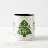 Christmas Mugs | Merry Christmas Mug | Christmas ツートーンマグカップ (中央)
