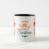 Christmas Mugs | Merry Christmas Mug | Christmas ツートーンマグカップ (中央)