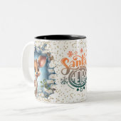 Christmas Mugs | Merry Christmas Mug | Christmas ツートーンマグカップ (正面左)