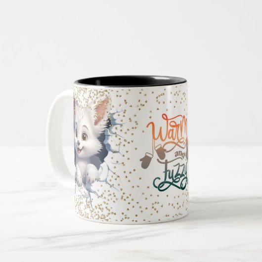 Christmas Mugs | Merry Christmas Mug | Christmas ツートーンマグカップ (正面左)