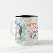 Christmas Mugs | Merry Christmas Mug | Christmas ツートーンマグカップ (正面左)