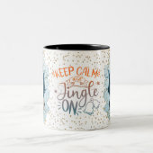 Christmas Mugs | Merry Christmas Mug | Christmas ツートーンマグカップ (中央)