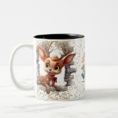 Christmas Mugs | Merry Christmas Mug | Christmas ツートーンマグカップ (左)