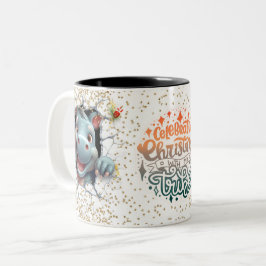 Christmas Mugs | Merry Christmas Mug | Christmas ツートーンマグカップ