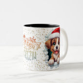 Christmas Mugs | Merry Christmas Mug | Christmas ツートーンマグカップ (正面右)