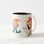 Christmas Mugs | Merry Christmas Mug | Christmas ツートーンマグカップ (正面右)