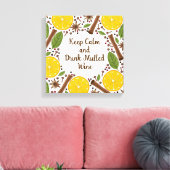 Christmas mulled wine spicy  キャンバスプリント (インサイチュ (リビング))