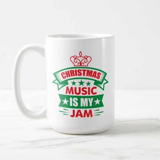 Christmas Music is My Jam-86254 コーヒーマグカップ (左)