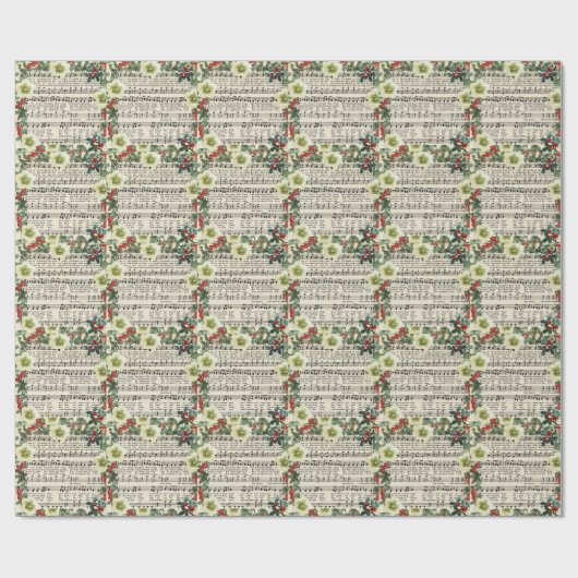 Christmas Music, Joy to the World, ラッピングペーパー (フラット)