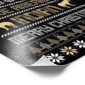 Christmas Native American Indian Merry Xmas Holida フォトプリント (角)