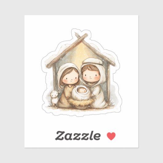 Christmas Nativity シール (シート)