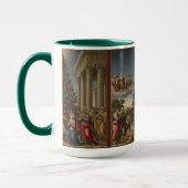 Christmas Nativity Combo Mug Santa Claus マグカップ (左)