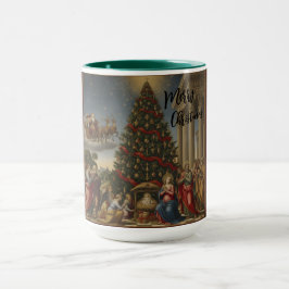 Christmas Nativity Combo Mug Santa Claus マグカップ