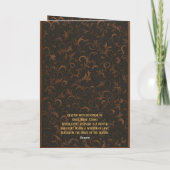 Christmas Nativity Folded Greeting Card カード (裏面)