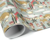 Christmas Nativity Plus Wise Men ラッピングペーパー (ロールコーナー)