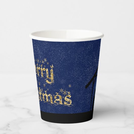 Christmas Nativity Scene Religious 紙コップ (左)