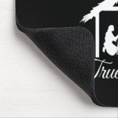 Christmas Nativity Shirt True Story Nativity Scene マウスパッド (コーナー)