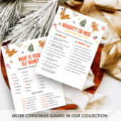 Christmas Naughty or Nice Game シーズンカード