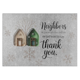 Christmas Neighbor Thank You Gift  カッティングボード