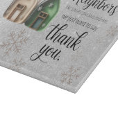 Christmas Neighbor Thank You Gift  カッティングボード (角)