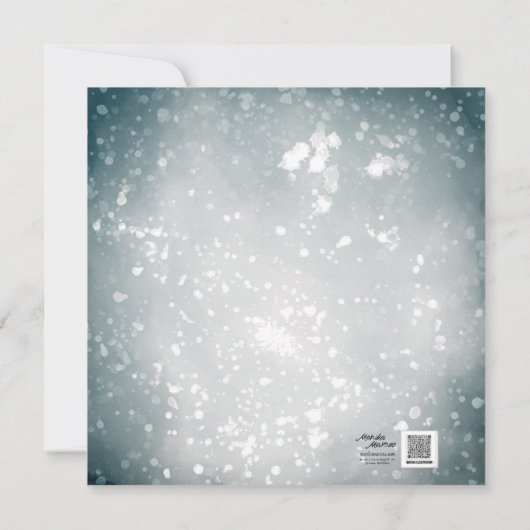 Christmas - New Year Card ノートカード (裏面)