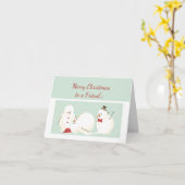 Christmas New Year Funny Good Friend Appreciation カード (黄色い花)