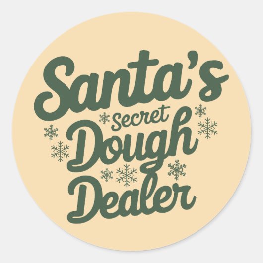 Christmas | New Year sticker ラウンドシール (正面)