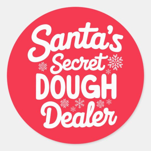 Christmas | New Year sticker ラウンドシール (正面)