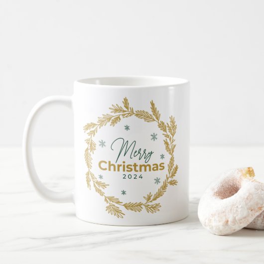 Christmas nice botanical mug コーヒーマグカップ (ドーナツ)
