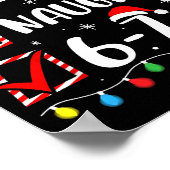 Christmas Nice Naughty 67 Brainrot Funny 6-7 Meme  ポスター (角)