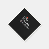 Christmas Nice Naughty Its Complicated  スタンダードカクテルナプキン (角)