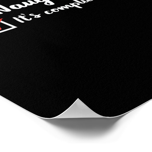 Christmas Nice Naughty Its Complicated  ポスター (角)