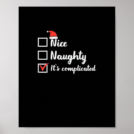 Christmas Nice Naughty Its Complicated  ポスター (正面)