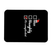 Christmas Nice Naughty Its Complicated マグネット (横)