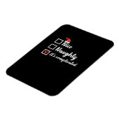 Christmas Nice Naughty Its Complicated マグネット (左側)