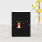 Christmas Nicu Nurse Crew Santa Reindeer Love Nurs カード (黄色い花)