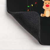 Christmas Nicu Nurse Crew Santa Reindeer Love Nurs マウスパッド (コーナー)