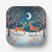 Christmas Night ペーパープレート (正面)