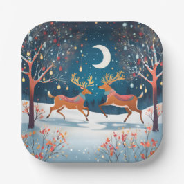 Christmas Night ペーパープレート