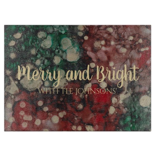 Christmas Night Lites カッティングボード (正面)