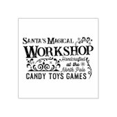 Christmas North Pole Santa's workshop  ラバースタンプ (インプリント)