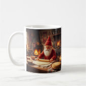 Christmas Norwegian Nisse Making Lefse, Mug コーヒーマグカップ (左)