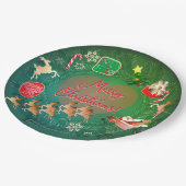Christmas Nostalgia Paper Plate ペーパープレート (アングル)