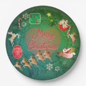 Christmas Nostalgia Paper Plate ペーパープレート (正面)