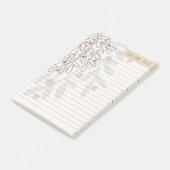 Christmas notes abstract mistletoe drawing ポストイット (アングル)