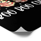 Christmas Nurse Boo Boo Crew Tree Cake Xmas Nursin ポスター (角)