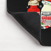 Christmas Nurse Funny Peppermint Mocha Profol Er E マウスパッド (コーナー)