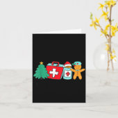 Christmas Nurse Have You Tried Icing It Gingerbrea カード (黄色い花)