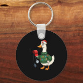 Christmas Nurse, Nurse Life, Cuff em Goose Christm キーホルダー (正面)