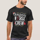 Christmas Nurse Nursing School RN Nurse Practition Tシャツ (正面)